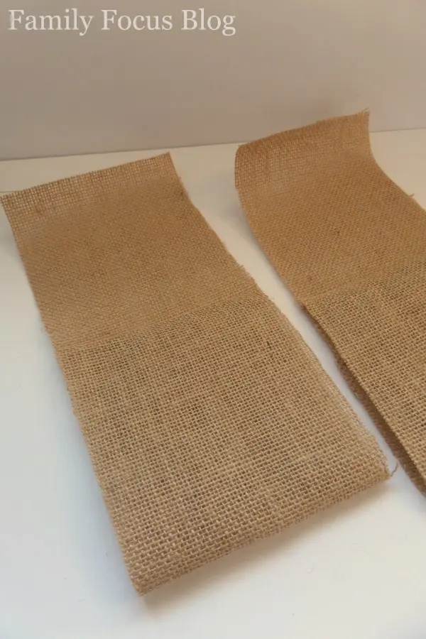 Easter Utensil Holders from Burlap