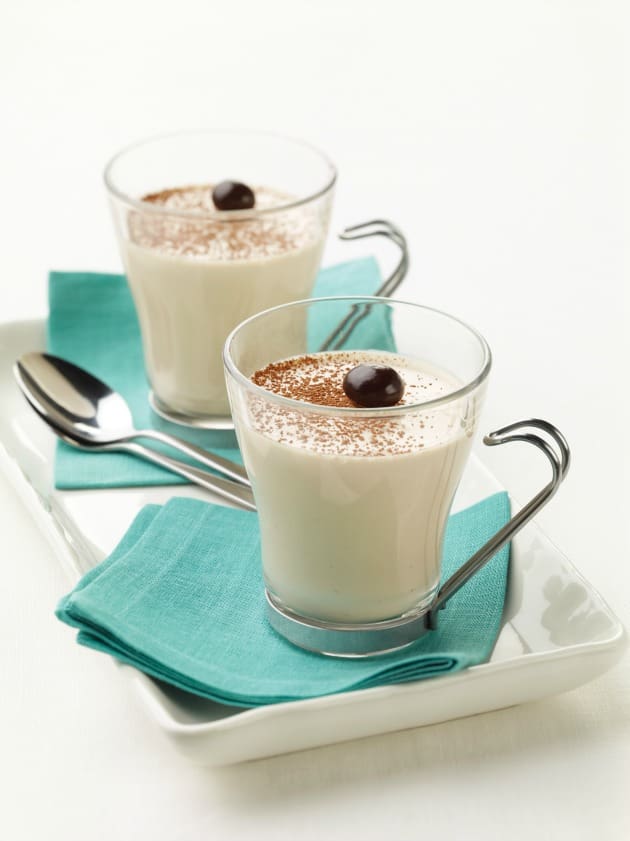 Espresso Coffeee Panna Cotta Recipe - healthier panna cotta