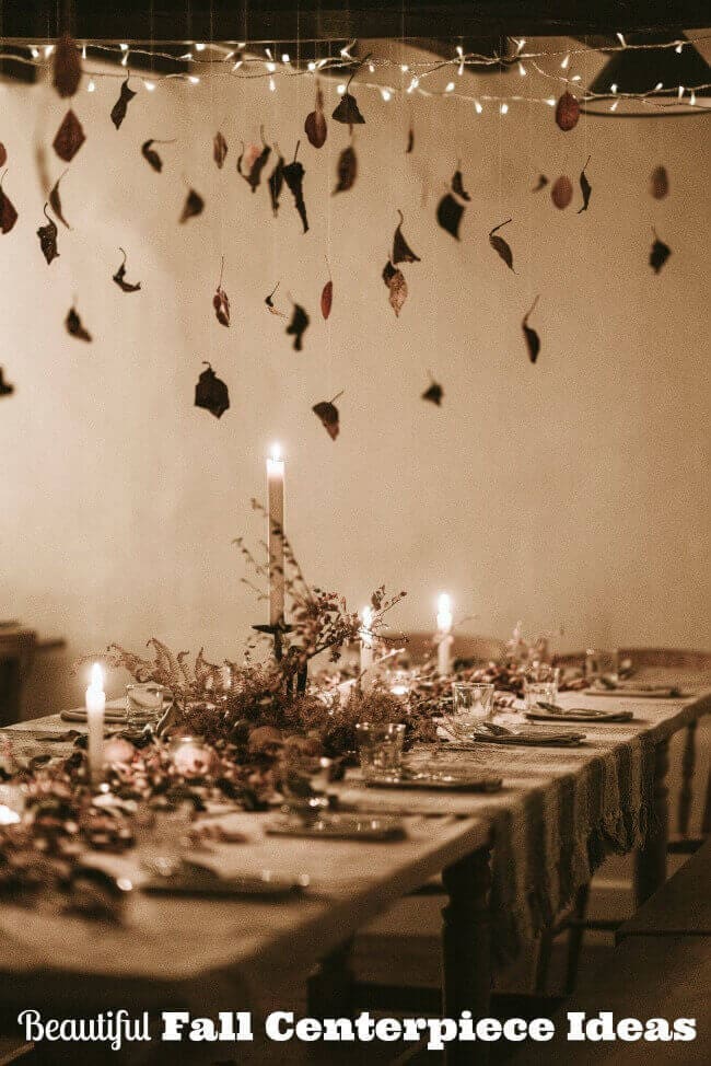 fall table centerpiece ideas 