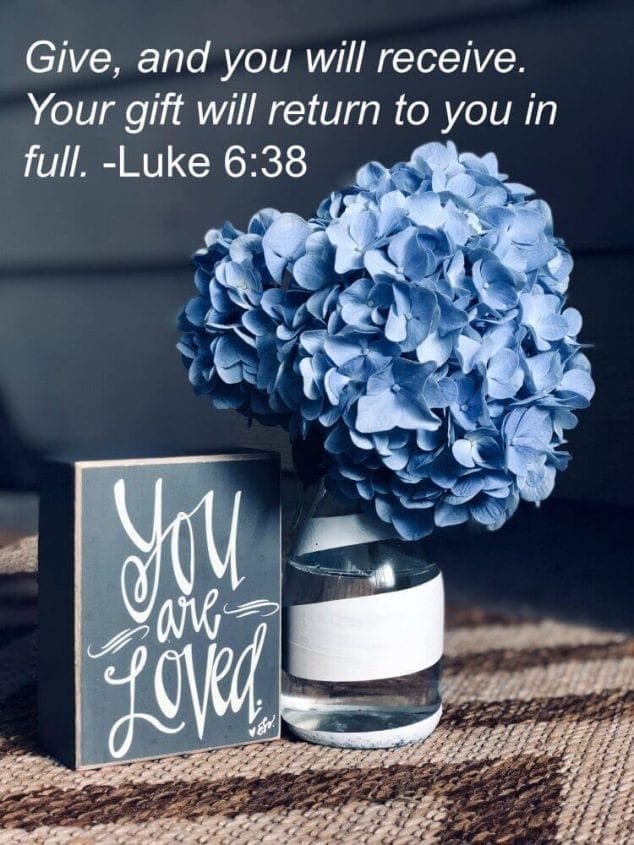 give and you will receive