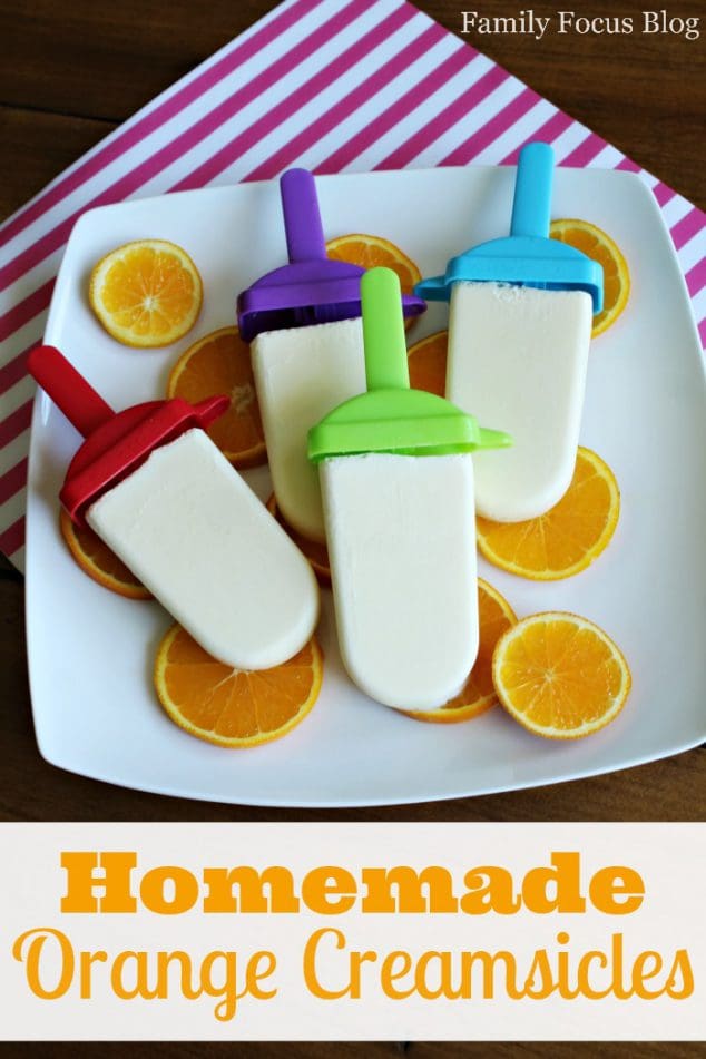 Homemade Orange Creamsicles