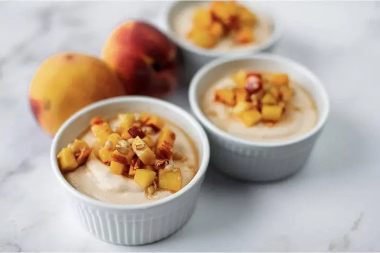 peach mousse