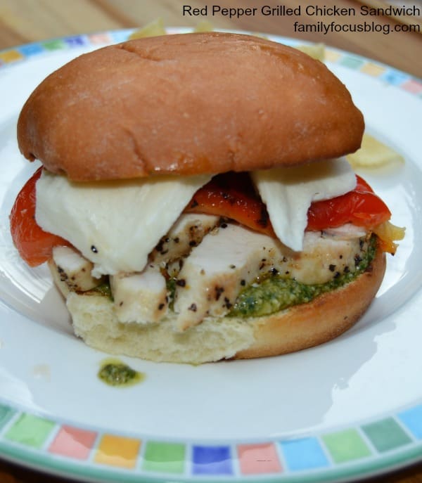 Red Pepper Grilled Chicken Sandwich