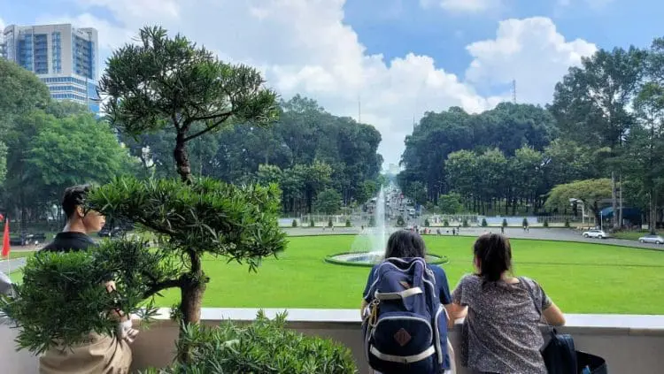 reunification palace view