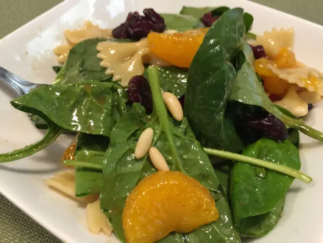 Spinach Pasta Salad Recipe