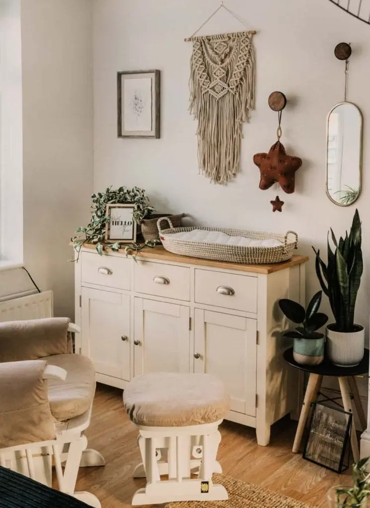 boho gender neutral nursery