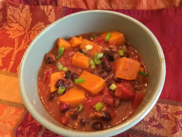 butternut squash turkey chili recipe
