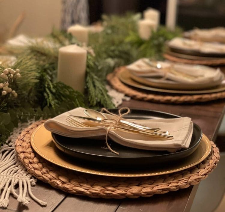 candles centerpiece
