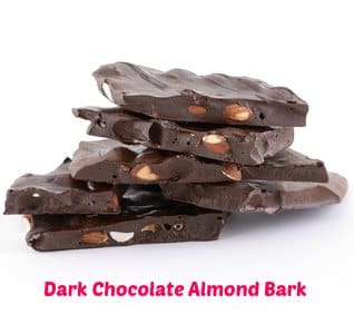 dark chocolate almond bark