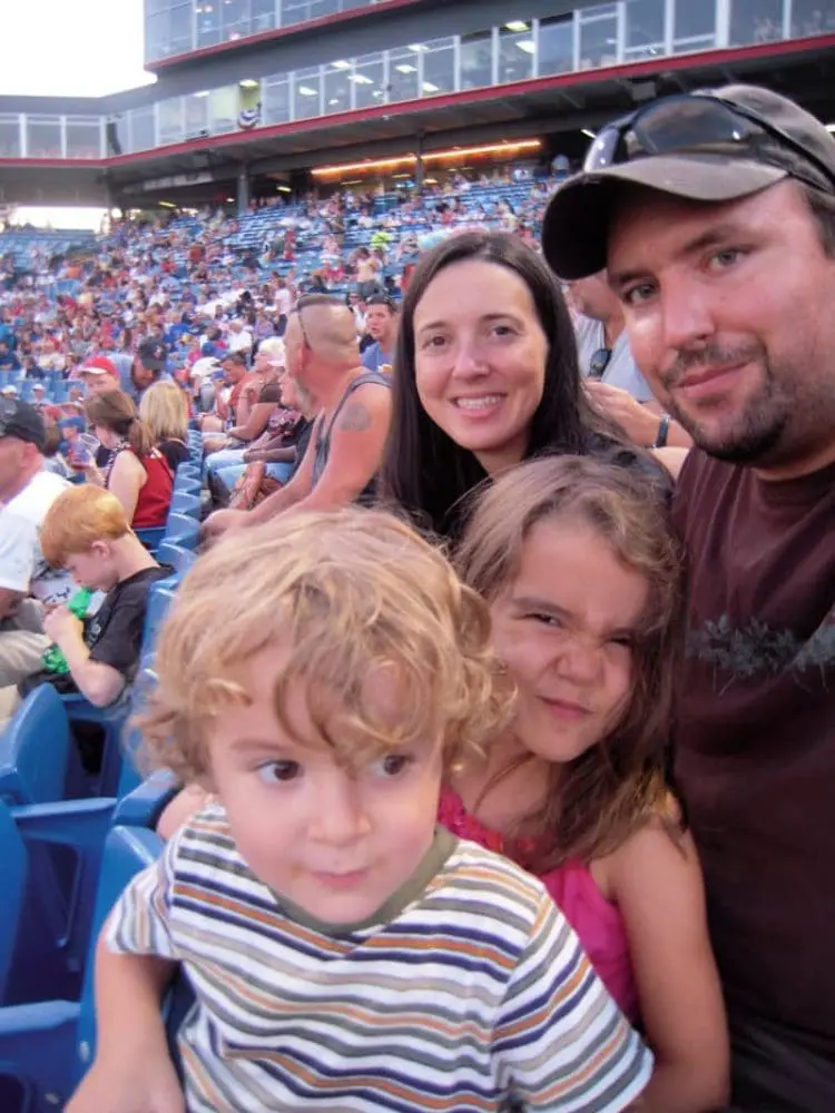 enjoy a baseball game with the whole family