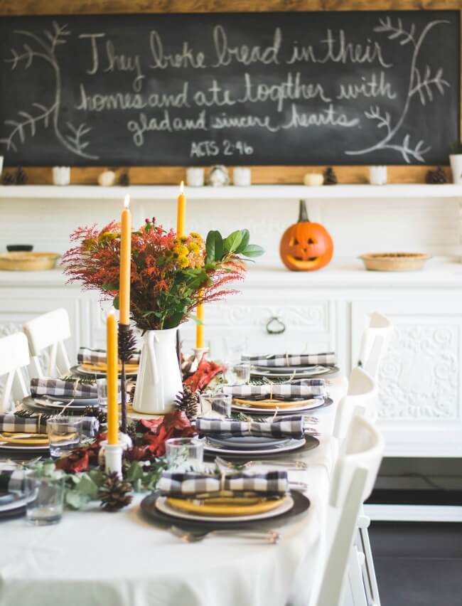 fall table centerpieces decorations
