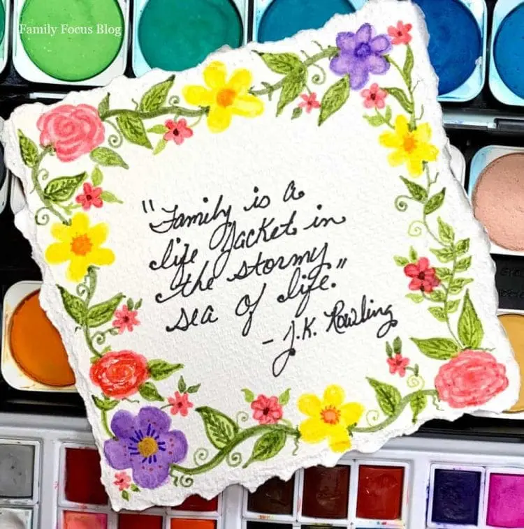 family is a life jacket