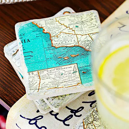 diy father's day gift coasters