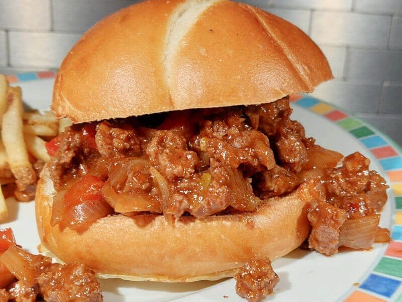 homemade sloppy joe