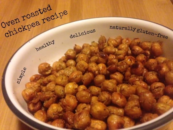 oven roasted chickpeas
