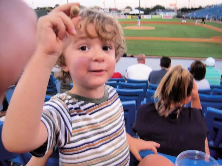 peanuts at the old ball game