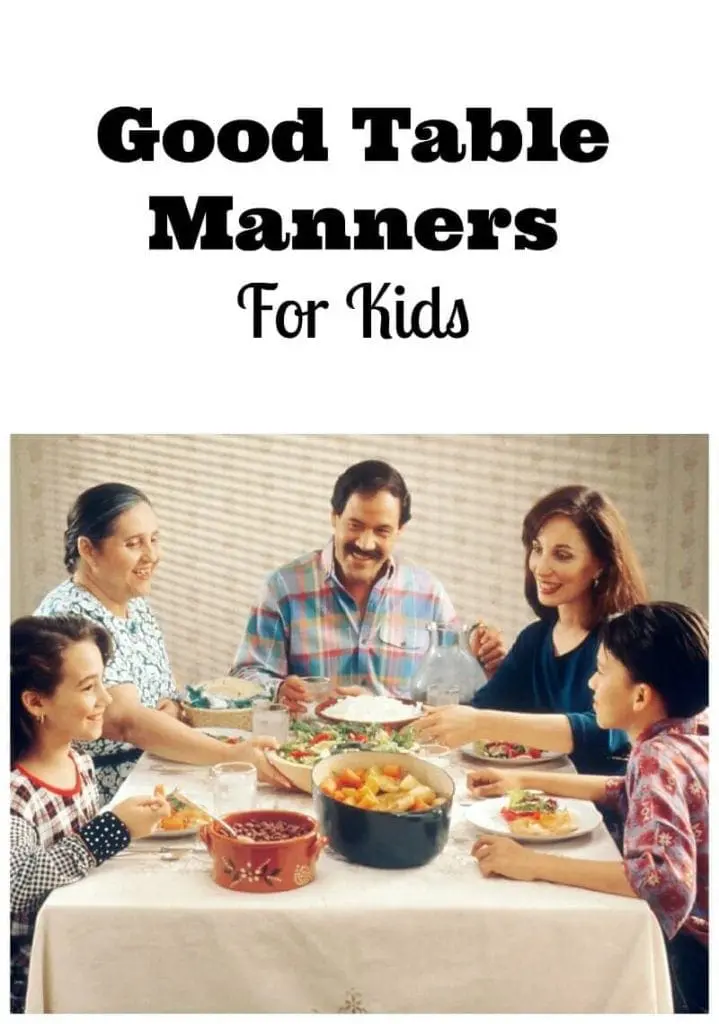 table manners for kids